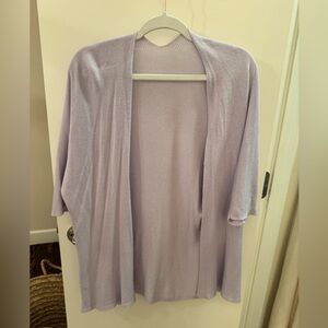 Lavender, Open-Front, Sweater, oversized, cardigan, soft, M, barely worn
